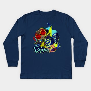 GOGGALOR!! Kids Long Sleeve T-Shirt